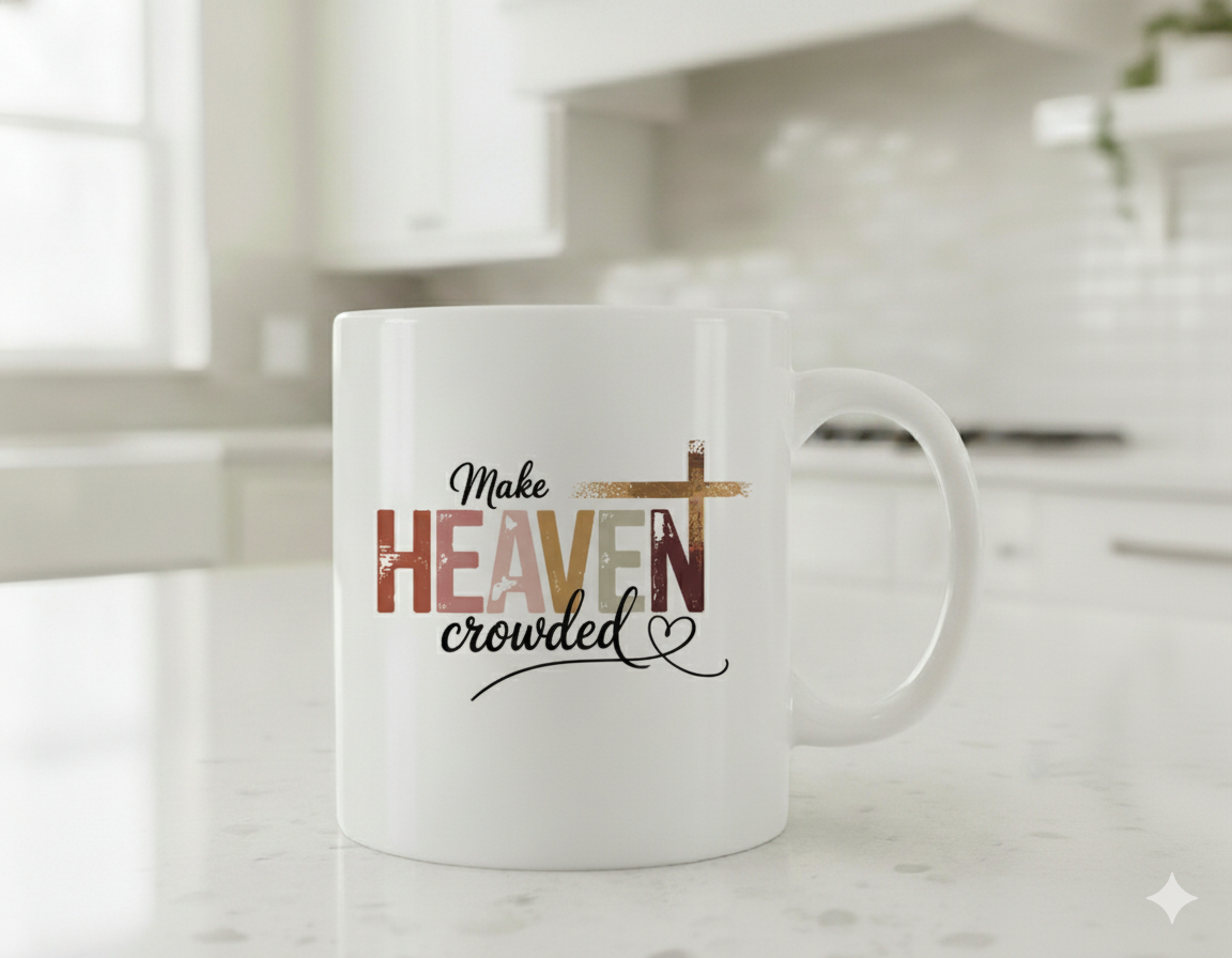 Make Heaven Crowded Coffee Mug