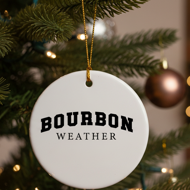 Bourbon Weather Ornament