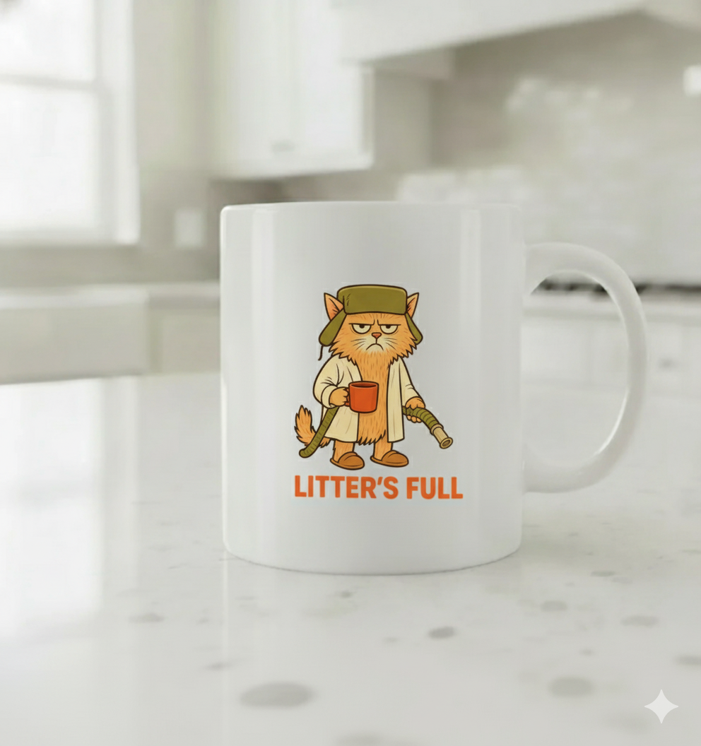 “Litter’s Full” Coffee Mug