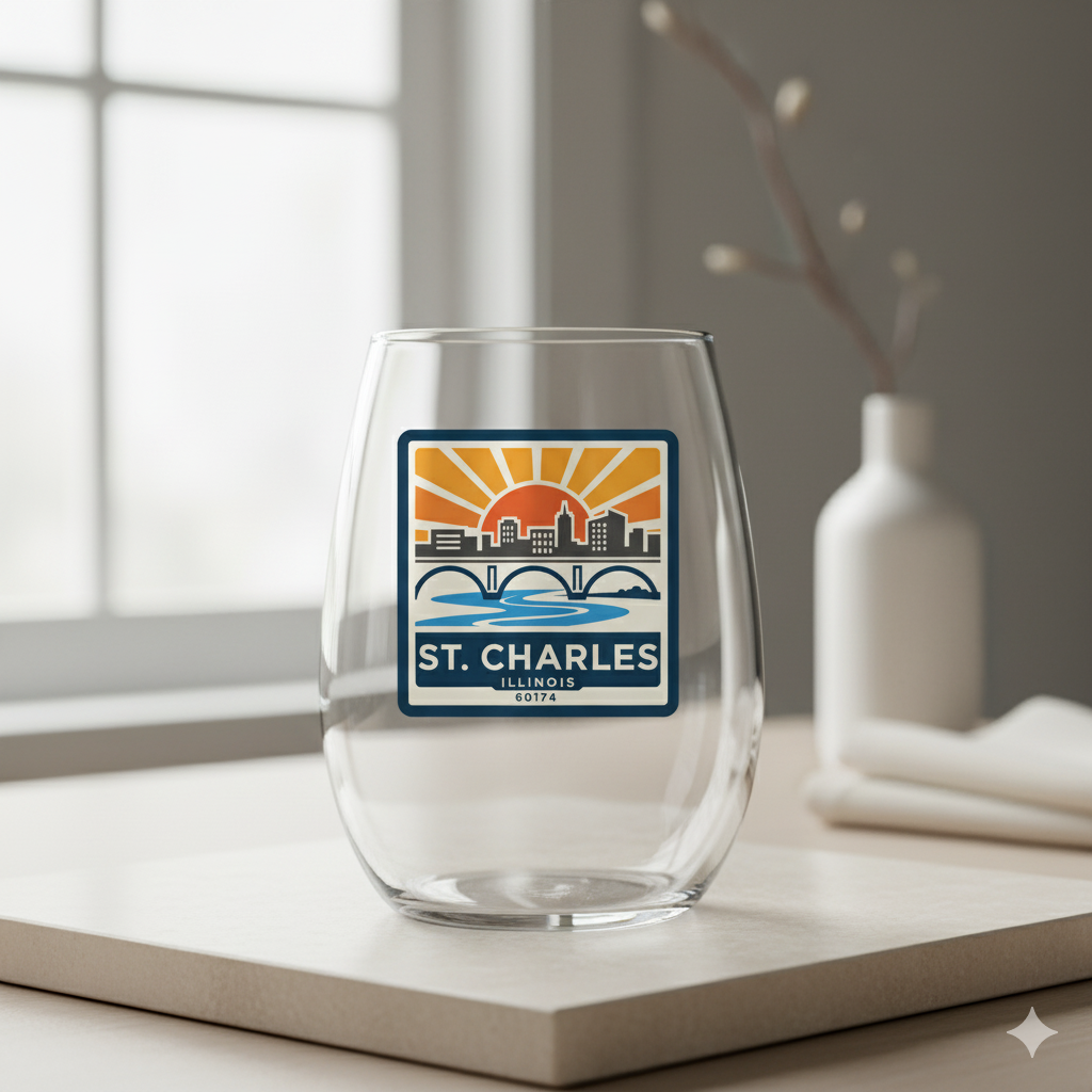 St. Charles Wine Glass