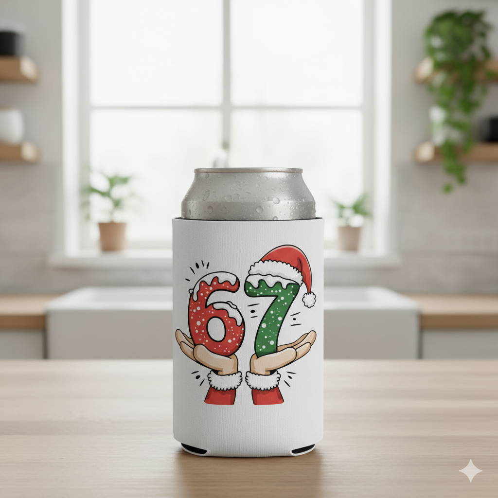 “6 – 7” Christmas Can Koozie&nbsp;