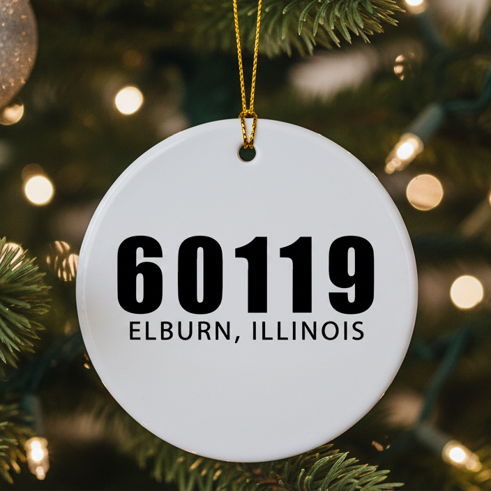 Custom ZIP Code Ornament