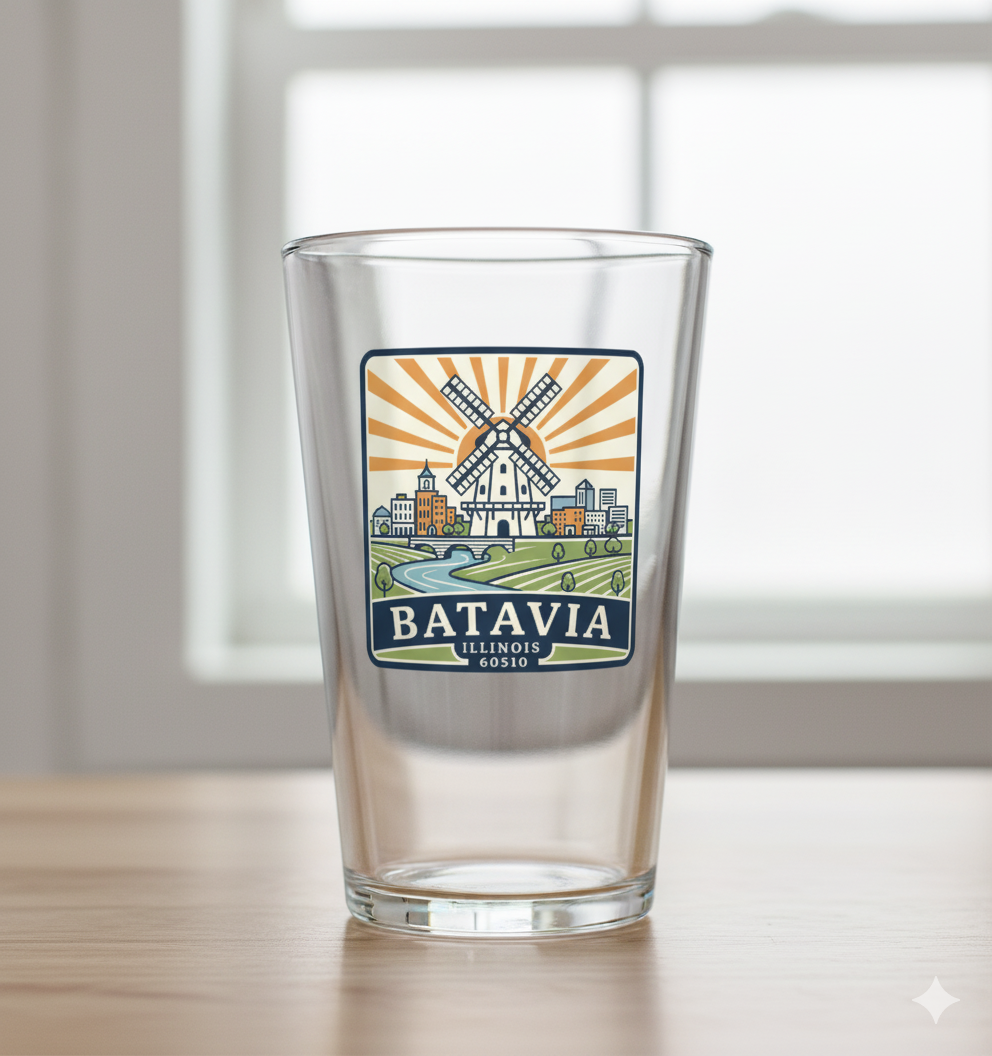 Batavia Icon Pint Glass