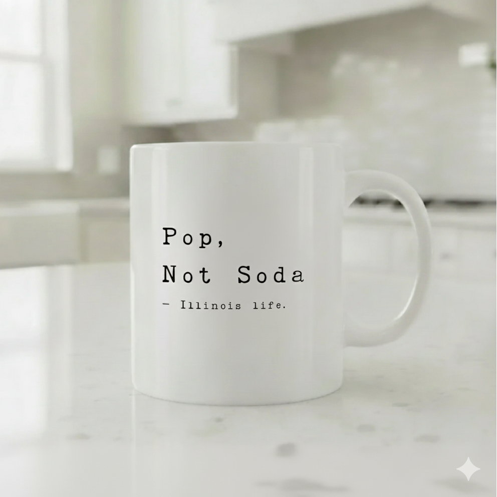 “Pop, Not Soda” Illinois Life Mug