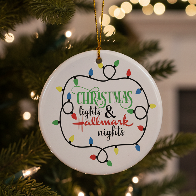 Christmas Lights & Hallmark Nights Ornament