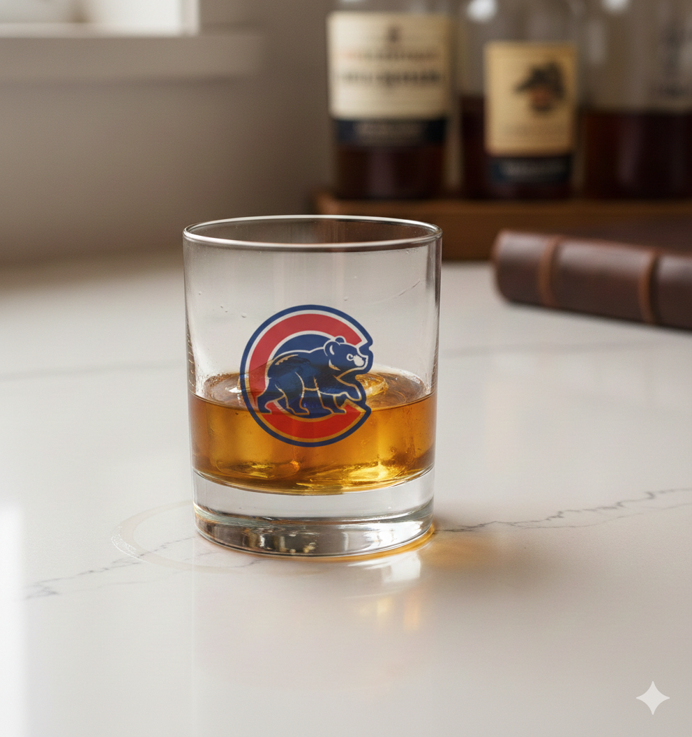 Chicago Cubs Rocks Glass – Classic Fan Drinkware