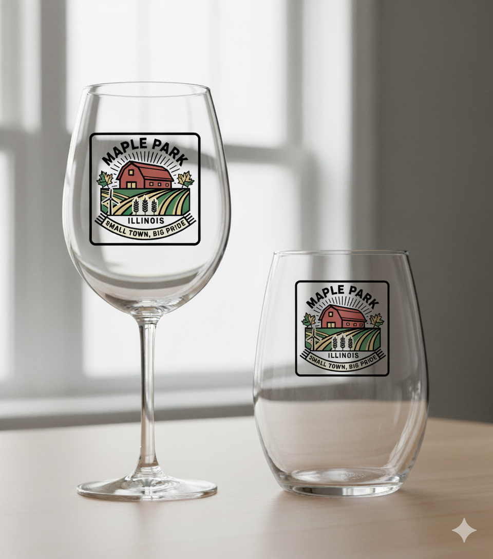 Maple Park Wine Glass