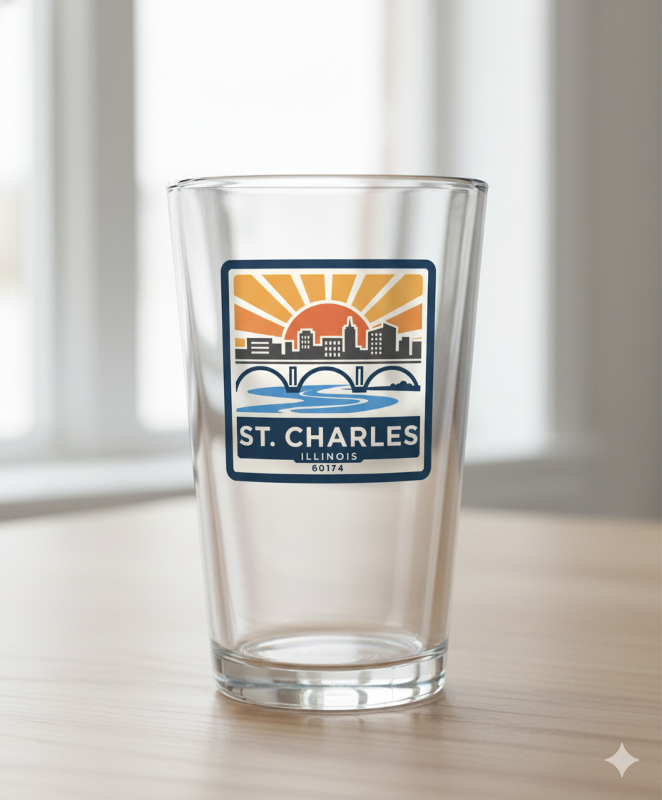 St. Charles Icon Pint Glass
