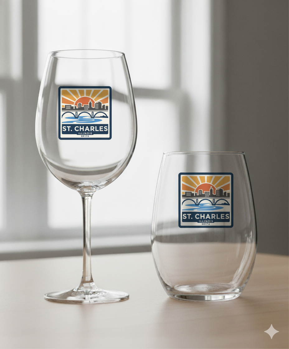 St. Charles Wine Glass