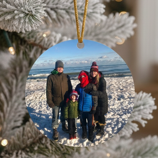 Custom Photo Ornament