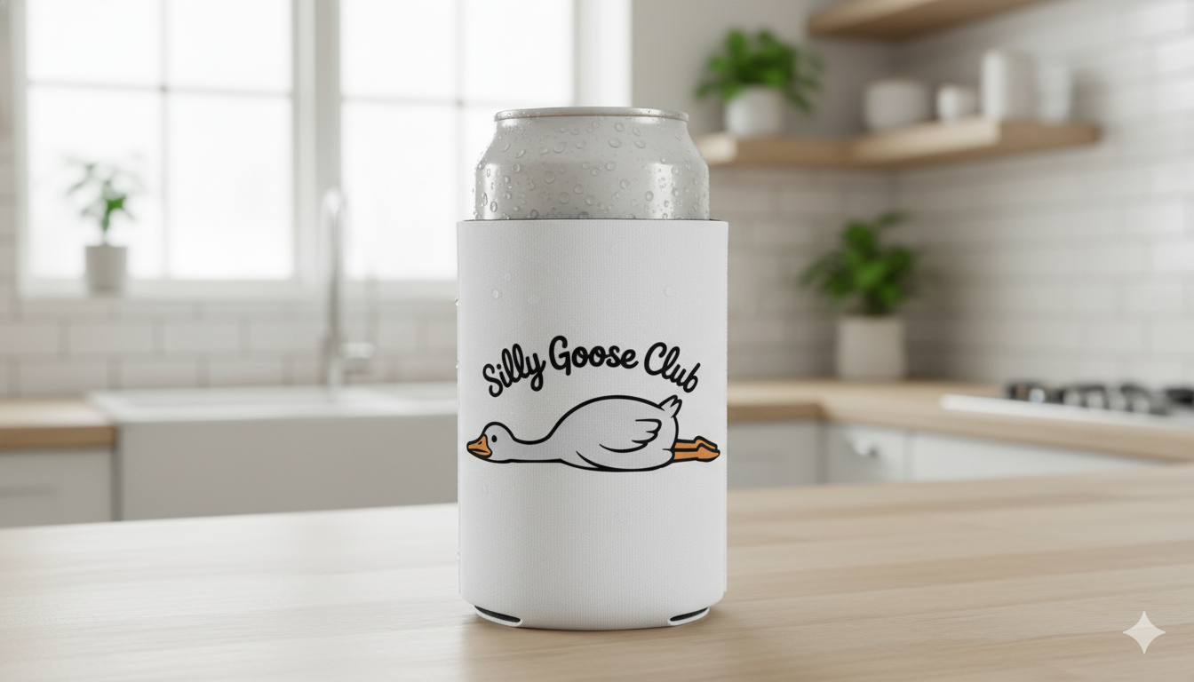 Silly Goose Club Can Koozie