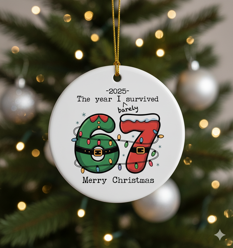 2025 Barely Survived 6 -7 Ornament