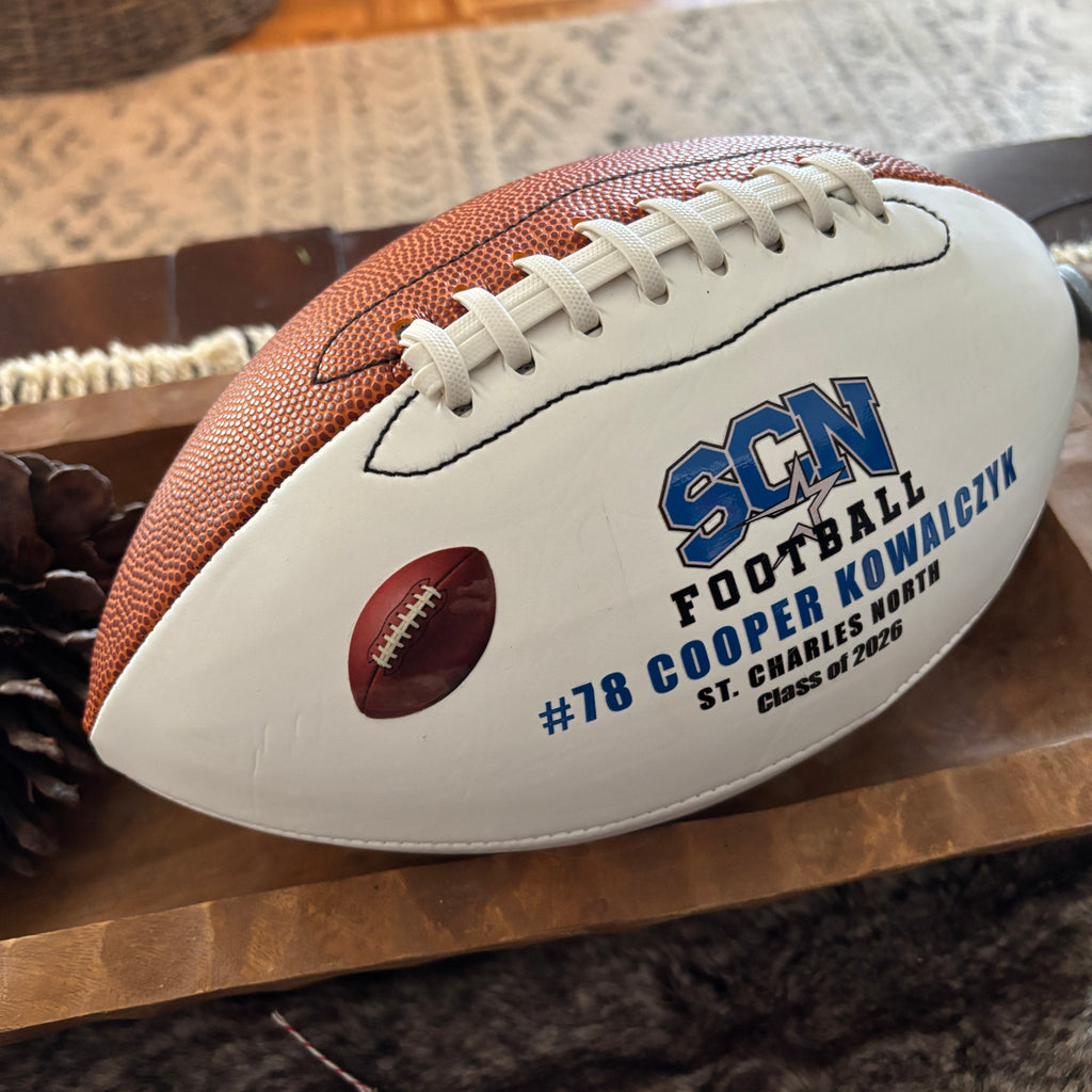 Customized Full-Size Memory Football