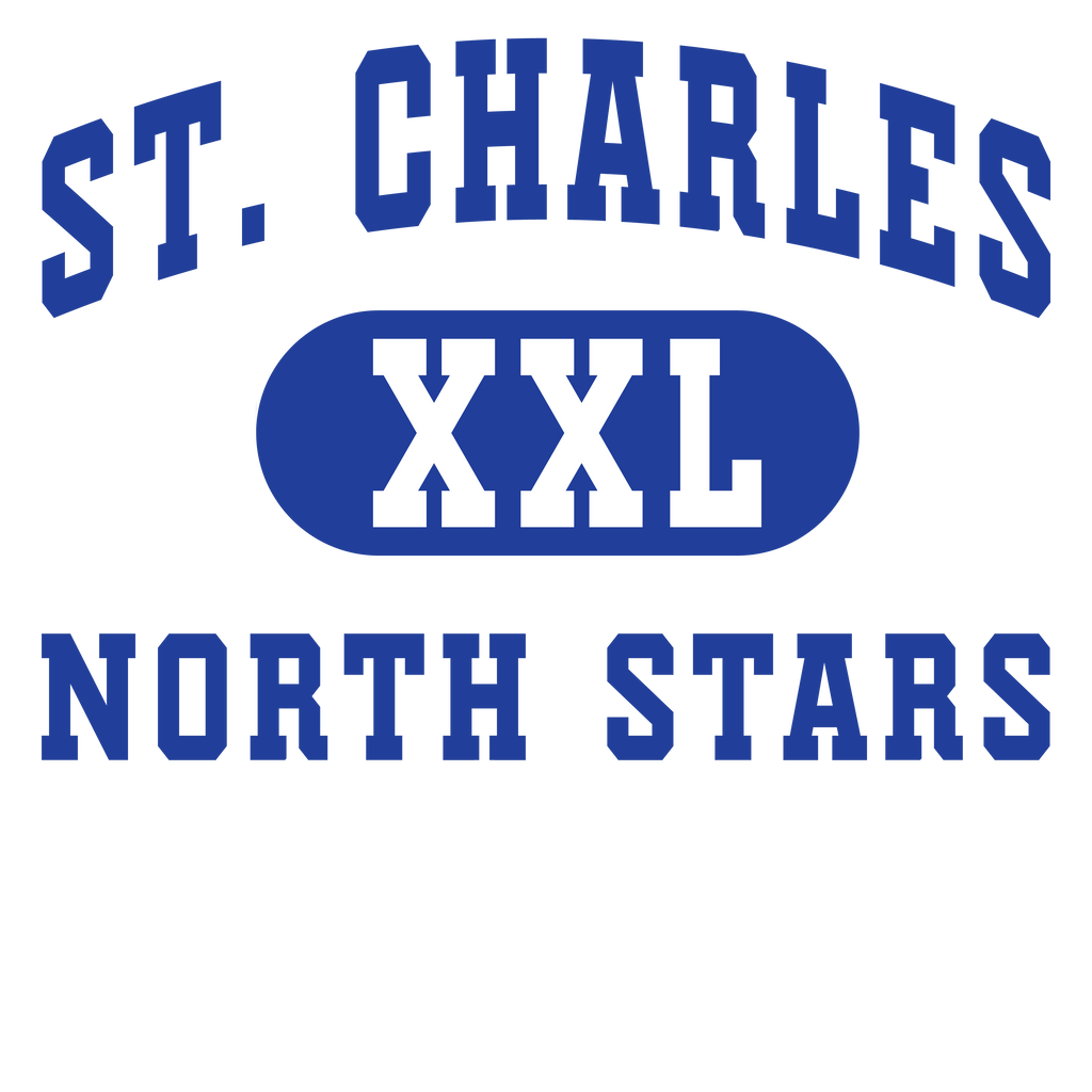 St. Charles North Stars University-Style Crewneck Sweatshirt