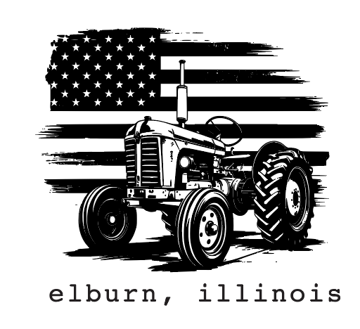 Custom Town Flag Tractor Pint Glass