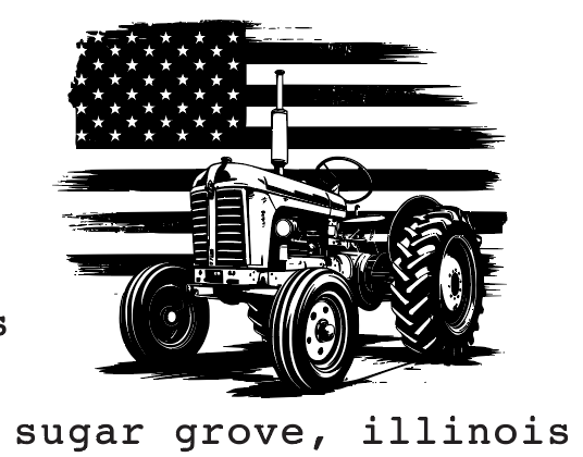 Custom Town Flag & Tractor Coffee Mug