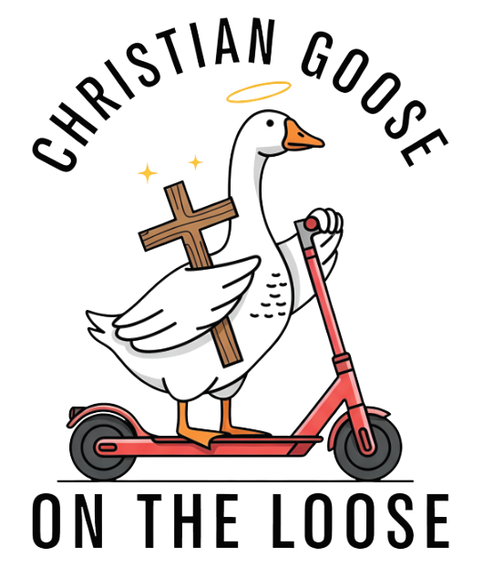 Christian Goose on the Loose Tote Bag – Faith &amp; Fun Canvas Bag