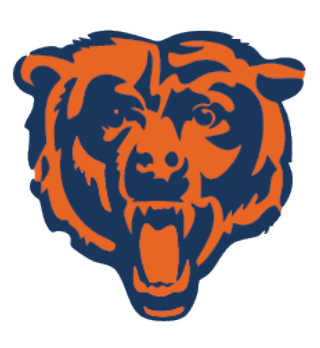 Chicago Bears Football Pint Glass